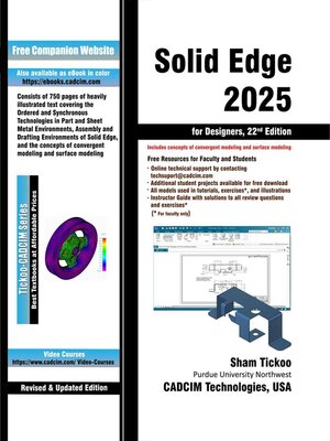 cover image of Solid Edge 2025 for Designers, 2